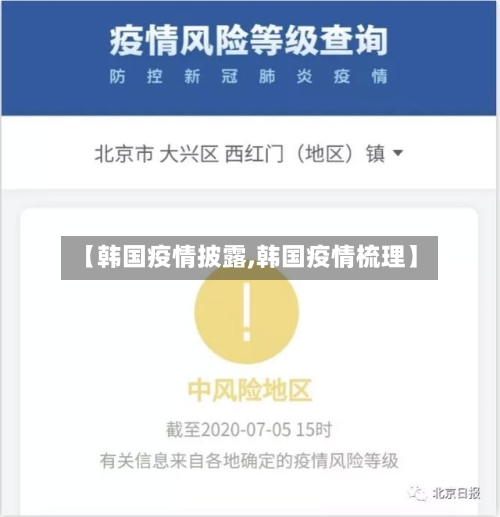 【韩国疫情披露,韩国疫情梳理】-第3张图片