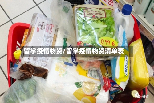 留学疫情物资/留学疫情物资清单表