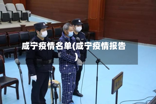 咸宁疫情名单(咸宁疫情报告)
