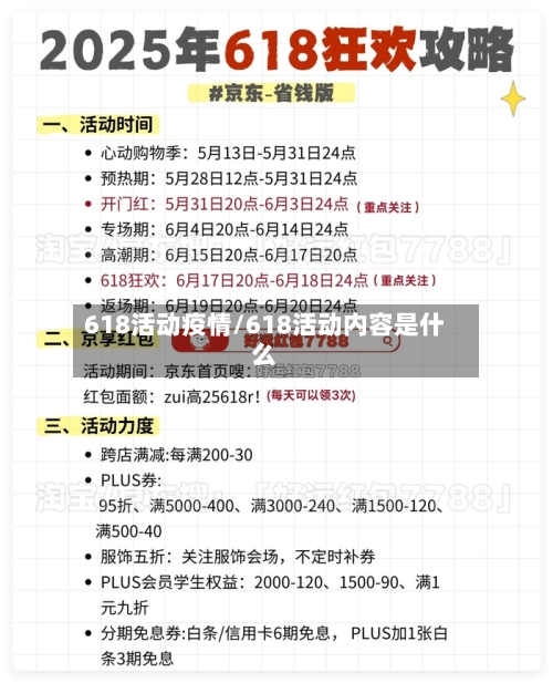 618活动疫情/618活动内容是什么-第3张图片