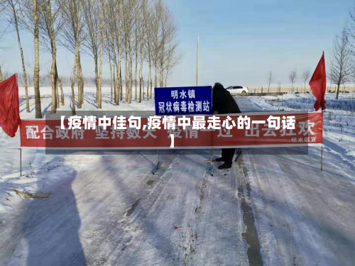 【疫情中佳句,疫情中最走心的一句话】