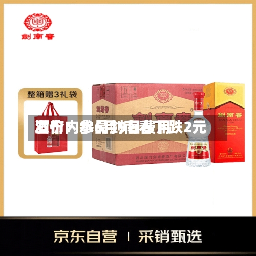 酒价内参6月9日费用
发布:水晶剑南春下跌2元-第2张图片