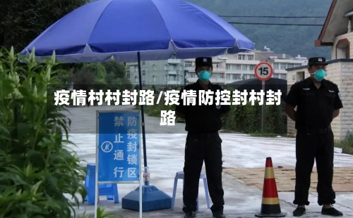 疫情村村封路/疫情防控封村封路