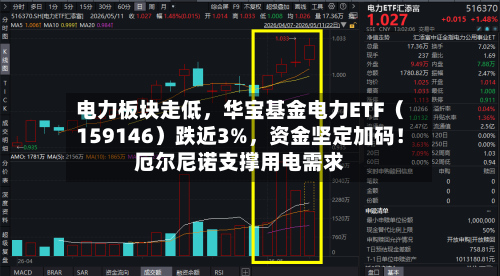 电力板块走低，华宝基金电力ETF（159146）跌近3%，资金坚定加码！厄尔尼诺支撑用电需求-第2张图片