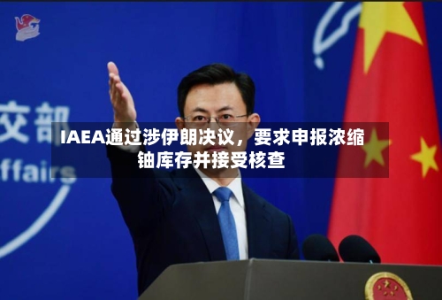 IAEA通过涉伊朗决议，要求申报浓缩铀库存并接受核查-第2张图片