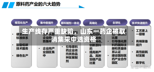 生产线存严重缺陷	，山东一药企被取消集采中选资格-第2张图片