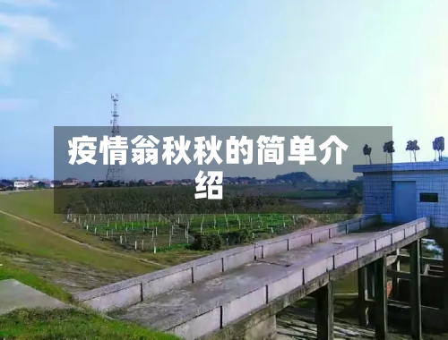 疫情翁秋秋的简单介绍-第2张图片
