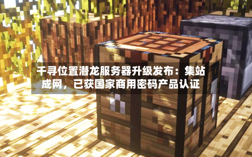 千寻位置潜龙服务器升级发布：集站成网，已获国家商用密码产品认证-第3张图片