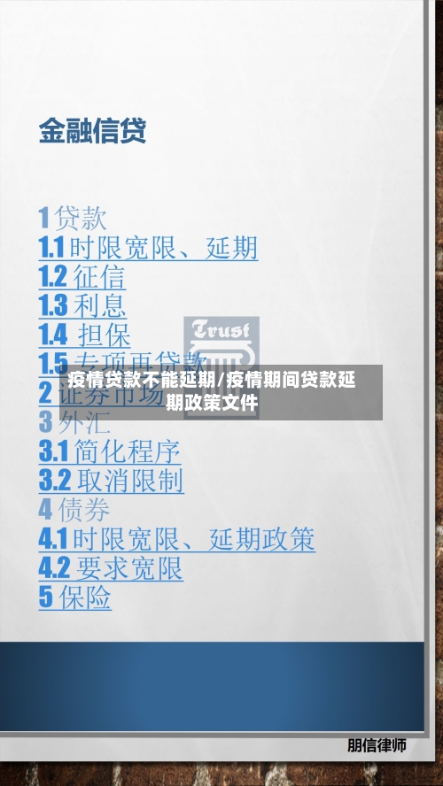 疫情贷款不能延期/疫情期间贷款延期政策文件-第2张图片