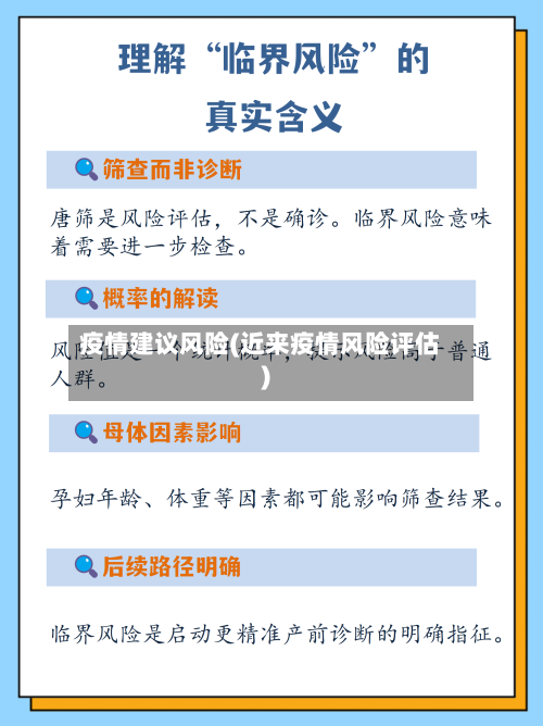 疫情建议风险(近来疫情风险评估)