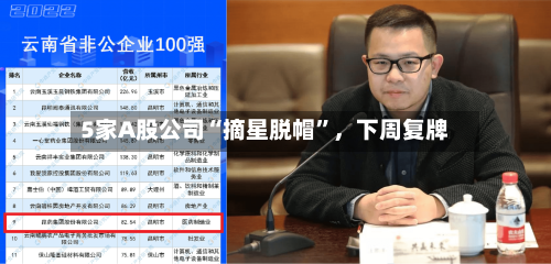 5家A股公司“摘星脱帽”，下周复牌-第2张图片