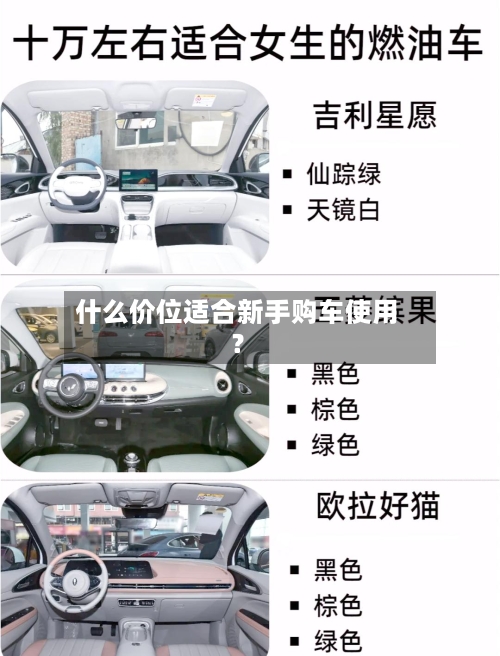 什么价位适合新手购车使用？-第3张图片