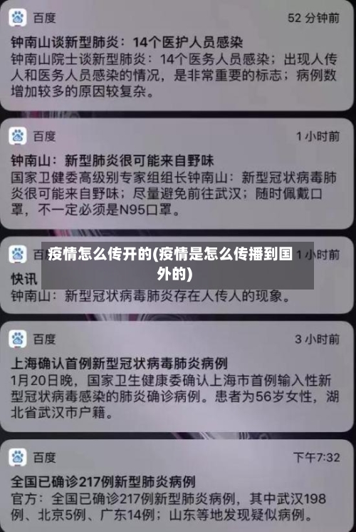 疫情怎么传开的(疫情是怎么传播到国外的)-第3张图片